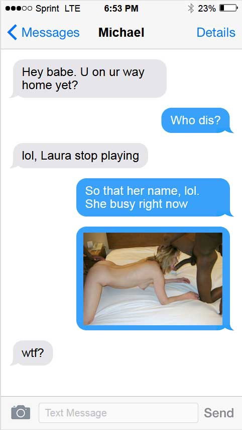Photo by ChurchWhores with the username @ChurchWhores,  June 13, 2019 at 2:18 PM. The post is about the topic Hotwife Texts