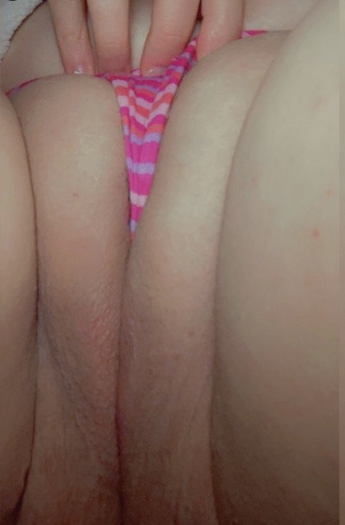 Photo by xxxkitty with the username @xxxkittyx, who is a verified user,  August 4, 2022 at 5:50 AM. The post is about the topic MILF and the text says 'teasing myself with my panties 💜'