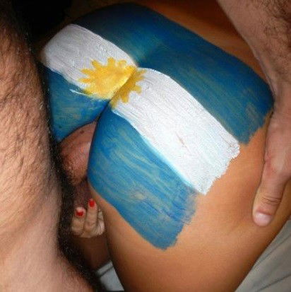 Photo by joaoandrade87 with the username @joaoandrade87,  July 9, 2019 at 4:08 AM. The post is about the topic Hotwife and the text says 'Brazilian Fucking Argentina Girl during Finals of America´s Cup'