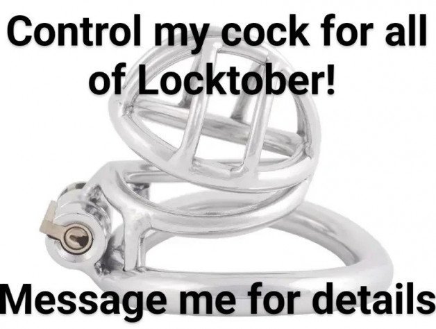 Watch the Photo by Chastityhubby with the username @Chastityhubby, who is a star user, posted on September 17, 2023 and the text says 'Its that season again. Looking for somebody that wants to decide what happens to me for the entire duration of Locktober. No rules, you call the shots. 

#locktober #sissy #chastity #slave #denial #caged #plugged #femdom #panties #chastitycage #tinydick..'