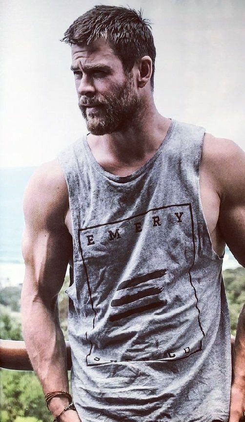 Photo by dirtylittledrawer with the username @dirtylittledrawer,  August 13, 2019 at 10:15 PM. The post is about the topic In the Media and the text says '#ChrisHemsworth'