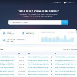 Photo by Flame Token with the username @FlameToken, who is a brand user,  August 30, 2022 at 9:16 AM. The post is about the topic FlameToken and the text says 'The official Flame Token transaction scanner is now live!  

You guys know that we already built the utility for Flame Token on Sharesome. But you don't know how many transactions really happen, as this part of the project is off-chain.

So, we..'