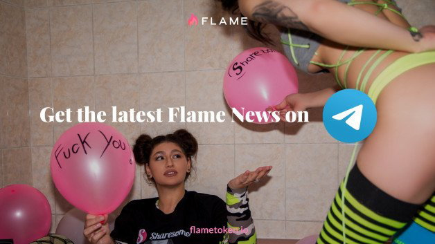 Photo by Flame Token with the username @FlameToken, who is a brand user,  December 5, 2021 at 4:39 PM. The post is about the topic FlameToken and the text says 'We got a brand new #Telegram channel!

The channel posts content for everyone who wants to stay up to date on everything Flame: 

✅ Flame news
✅ Flame price info
✅ Flame articles

🔗 https://t.me/FlameTokenNews'