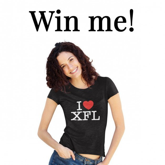 Watch the Photo by Flame Token with the username @FlameToken, who is a brand user, posted on November 15, 2021. The post is about the topic SharesomeLove. and the text says 'SHARE for the chance to WIN our I❤️XFL t-shirt!'