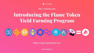 Photo by Flame Token with the username @FlameToken, who is a brand user,  December 1, 2021 at 5:07 AM. The post is about the topic FlameToken and the text says 'XFL Yield Farming starts now! 

🚀Pool will run for 25 epochs (= 25 weeks)
🚀6% of the total XFL supply allocated
⚡ Stake $USDC, $BUSD, $DAI, $MIM and earn $XFL 
⚡ Withdraw every week

🌾https://app.flametoken.io/yield-farming

#YieldFarming #Crypto #USDC..'