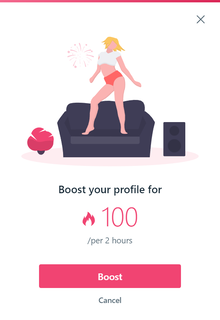 Shared Photo by Flame Token with the username @FlameToken, who is a brand user,  April 2, 2019 at 8:59 AM and the text says 'Stars can now boost their profile with Flames. We will be implementing more ways for cam models and porn stars to reach more people'