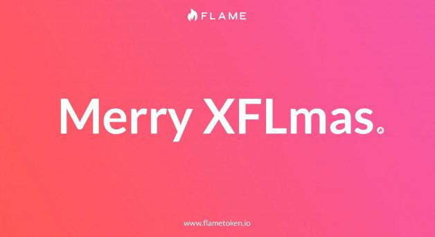 Photo by Flame Token with the username @FlameToken, who is a brand user, posted on December 24, 2022. The post is about the topic FlameToken and the text says 'Merry XFLmas everyone!'