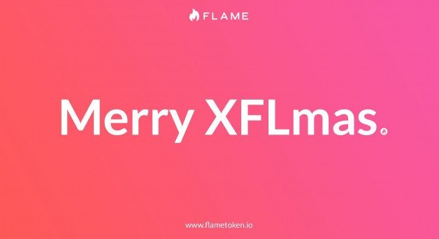 Photo by Flame Token with the username @FlameToken, who is a brand user,  December 24, 2021 at 5:48 PM. The post is about the topic XXXmas and the text says 'MERRY XFLmas everyone!

The Sharesome | Flame Token team wishes you collectively a nice XFLmas. Enjoy a few quiet days with your loved ones.

Because it's time for some joy and happiness, we put some XFLs aside for you.

Just go on Twitter for a chance to..'
