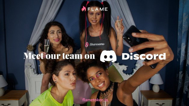Photo by Flame Token with the username @FlameToken, who is a brand user,  November 11, 2021 at 8:11 AM. The post is about the topic FlameToken and the text says 'Our team believes that the adult industry will be the one vertical to drive mass adoption for cryptocurrencies as the standard payment method.

If you share our beliefs or if you just want to meet them, join our Discord now:

https://discord.gg/XEeBD5cPJY..'