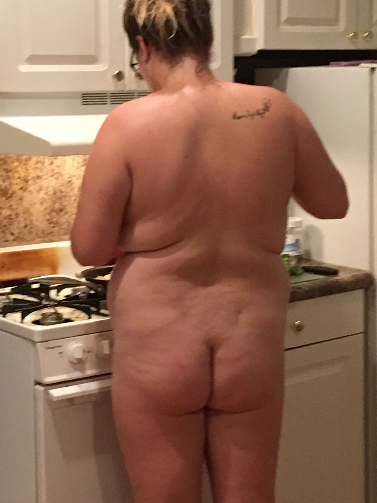 Album by NakedWIcouple with the username @NakedWIcouple,  July 2, 2019 at 12:03 AM. The post is about the topic Amateurs and the text says 'Get you a bitch that cooks for you naked @amateurWIcouple #amateur #naked #tits'