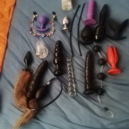 Watch the Photo by talares with the username @talares, posted on June 25, 2022. The post is about the topic Pegging with Passion. and the text says 'can someone pls take good use of these toys'