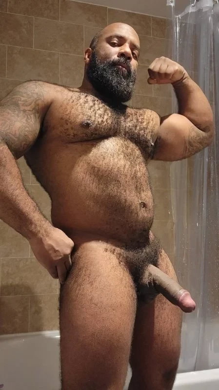 Photo by Hairybiswinger with the username @Hairybiswinger,  December 13, 2023 at 3:18 AM. The post is about the topic Masculinity that makes me hard and horny and the text says 'What a stud!  Great every inch of him'