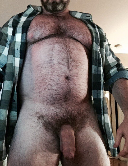 Photo by Hairybiswinger with the username @Hairybiswinger,  February 19, 2021 at 5:42 AM. The post is about the topic Hairy blokes in MMF/MFM action and the text says 'That is one big hairy solid well endowed stud!'