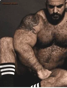 Photo by Hairybiswinger with the username @Hairybiswinger,  March 18, 2024 at 3:18 AM. The post is about the topic Masculinity that makes me hard and horny and the text says 'I'll wrestle him anytime, I know I'll loose but wothwhile the effort'