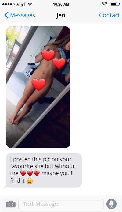 Photo by scotchontherocks with the username @scotchontherocks, who is a verified user,  July 26, 2019 at 4:10 PM. The post is about the topic Hotwife and the text says 'Oh my god, imagine getting this message! So hot!'