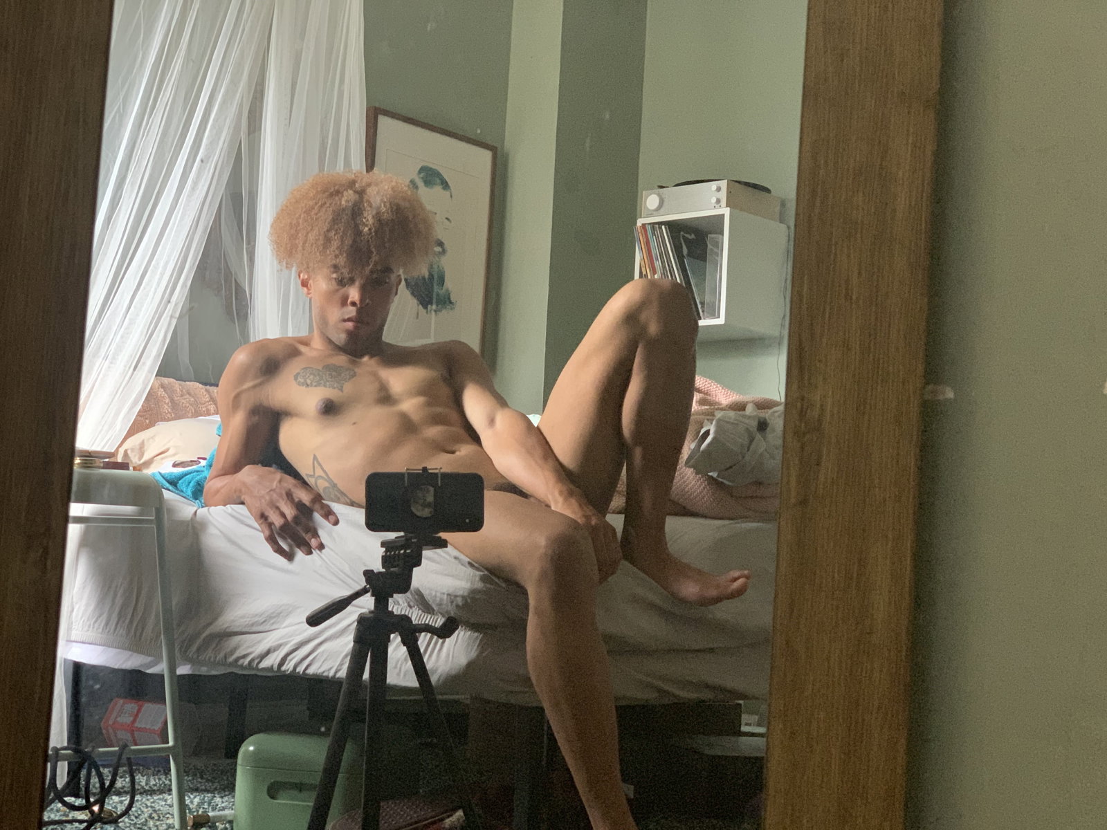 Photo by CelesteTheeGoddess with the username @CelesteTheeGoddess,  July 4, 2019 at 12:23 AM. The post is about the topic Trans and the text says 'Just a tease and show for all my new followers. Hope you enjoy 😉'