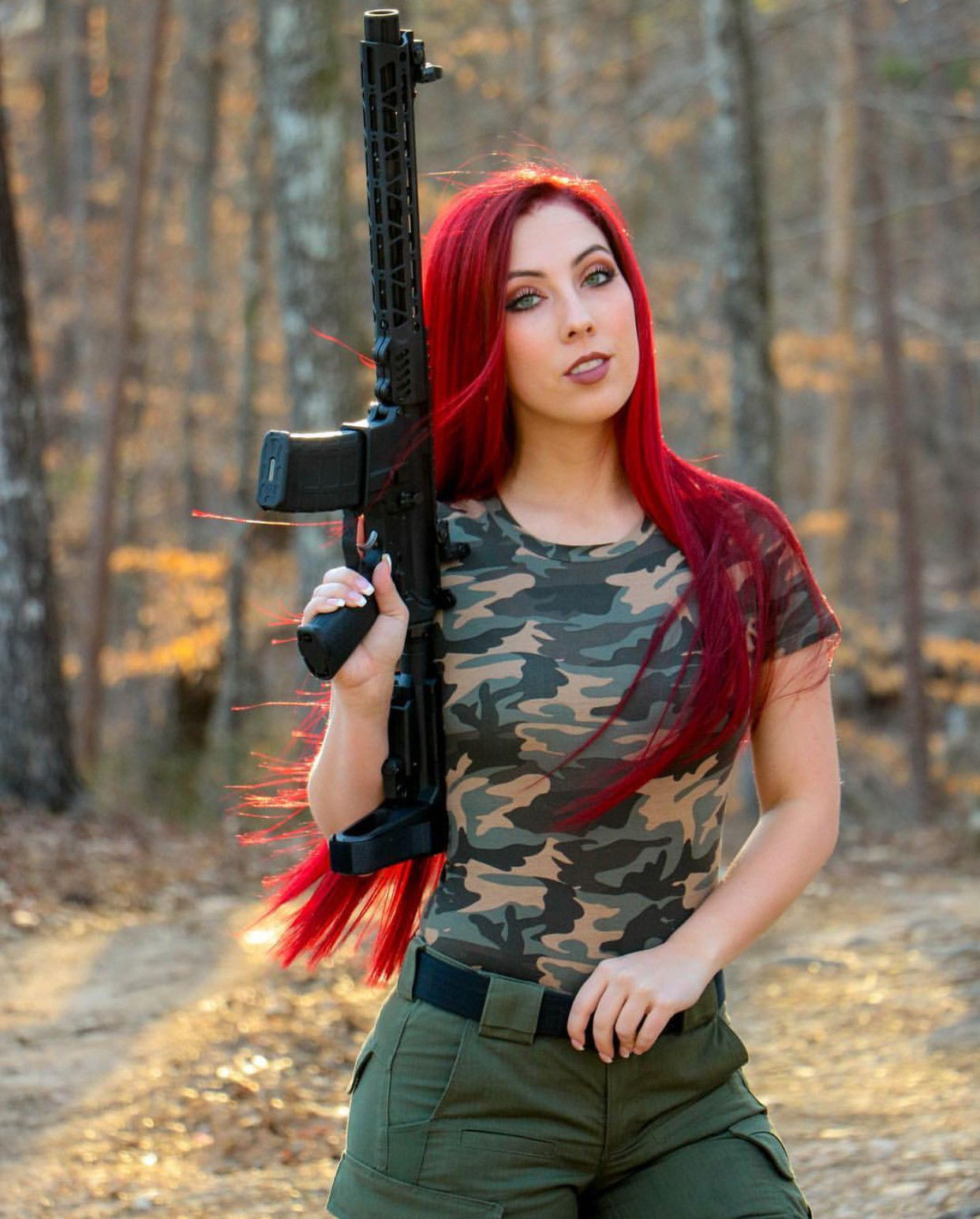 Photo by Senorpunisher with the username @Senorpunisher,  July 18, 2019 at 9:24 AM. The post is about the topic Girls with Guns