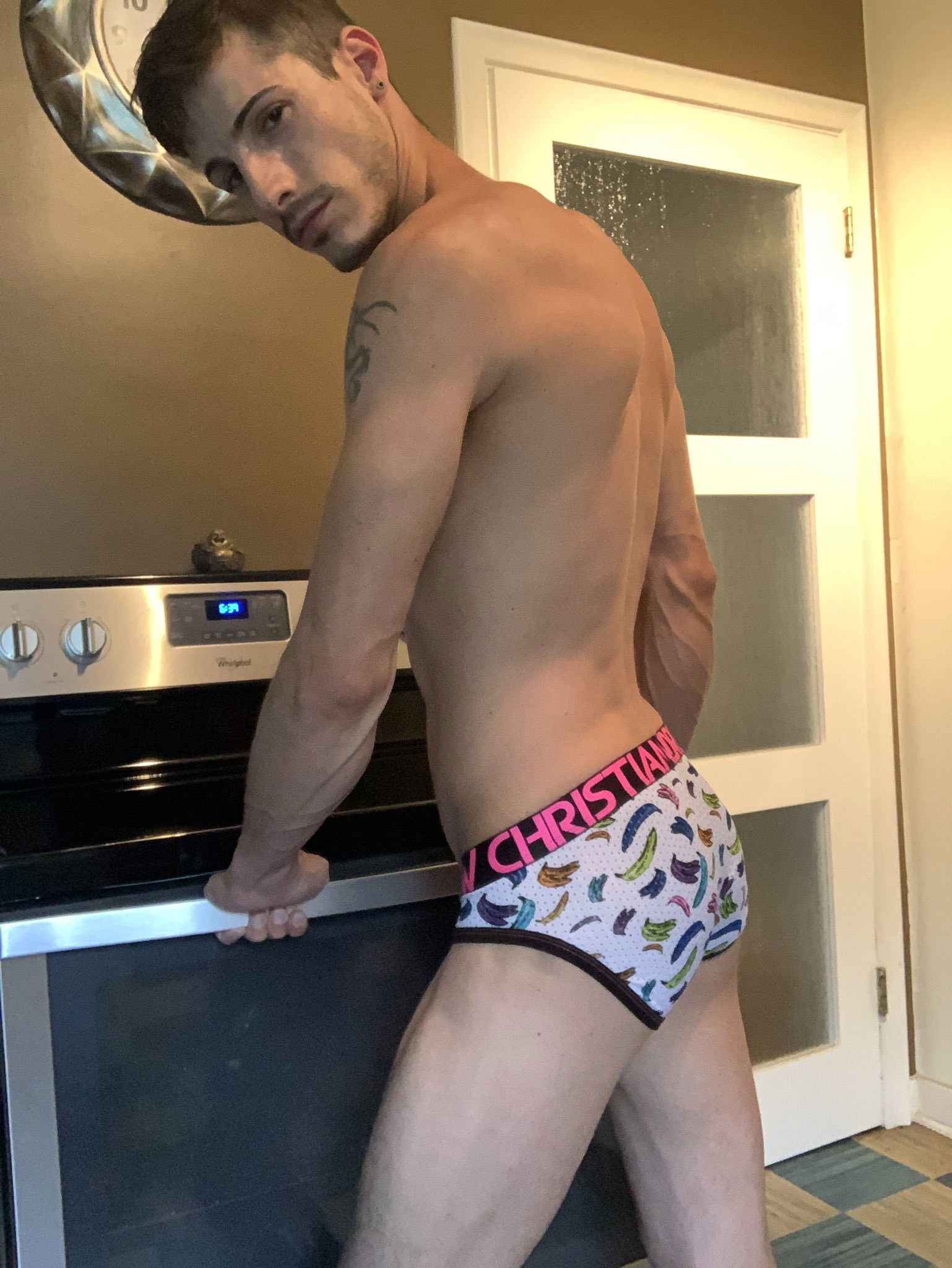 Photo by mightyman717 with the username @mightyman717,  July 25, 2019 at 2:48 AM. The post is about the topic Fap-Tastic and the text says 'Jay James can be modeling Andrew Christian Under Roo's or just modeling his massive uncut cock, either way, it's lovely! ;)'