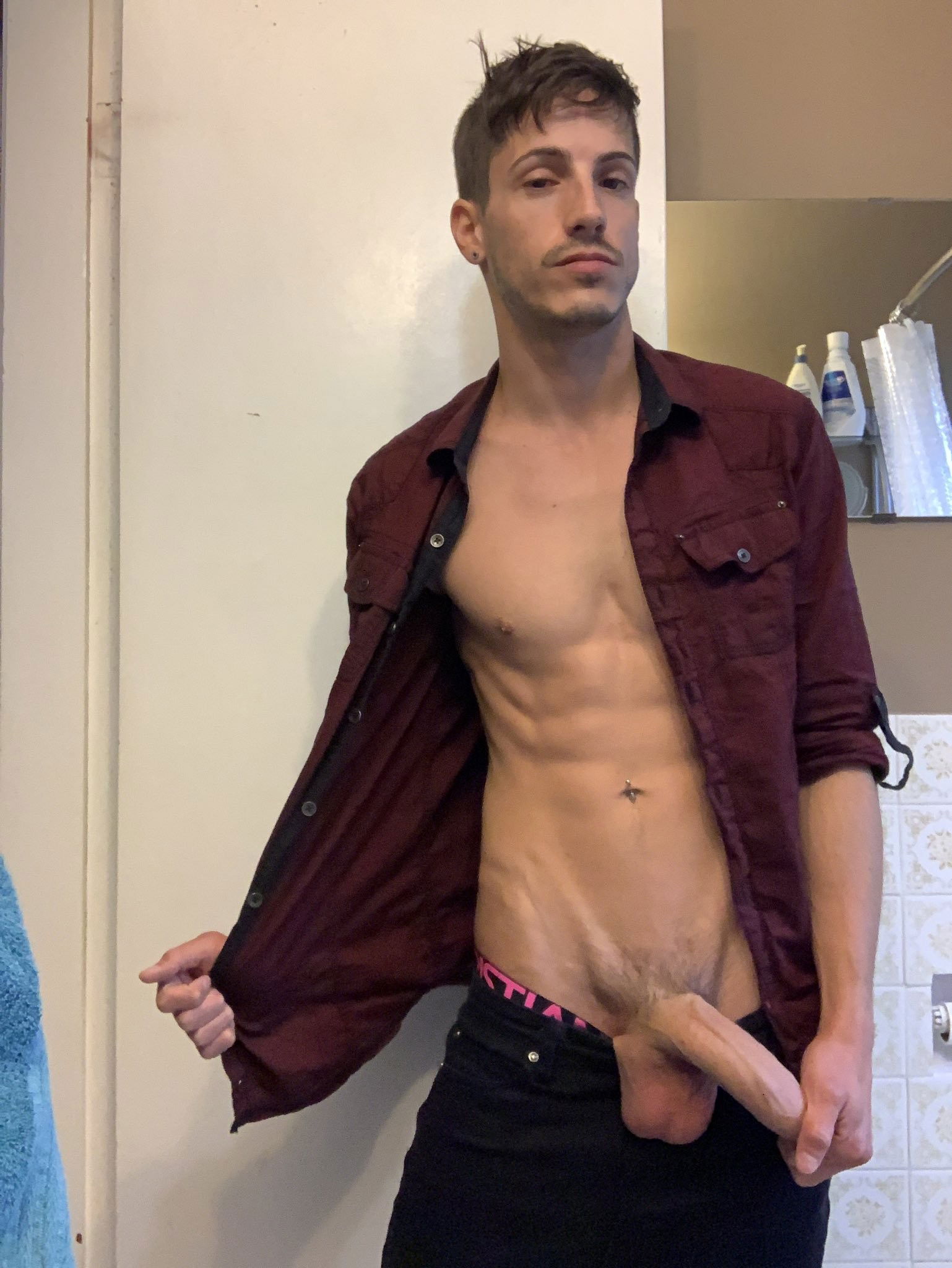 Photo by mightyman717 with the username @mightyman717,  July 25, 2019 at 2:48 AM. The post is about the topic Fap-Tastic and the text says 'Jay James can be modeling Andrew Christian Under Roo's or just modeling his massive uncut cock, either way, it's lovely! ;)'