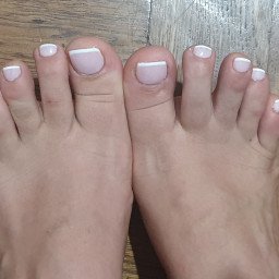 Photo by Mistress Molly with the username @mistressmolly, who is a star user,  January 18, 2021 at 8:56 AM. The post is about the topic Ass, Feet, Pussy and the text says 'Who likes my pedicure?  #toes #feetfetish    #feetlover'