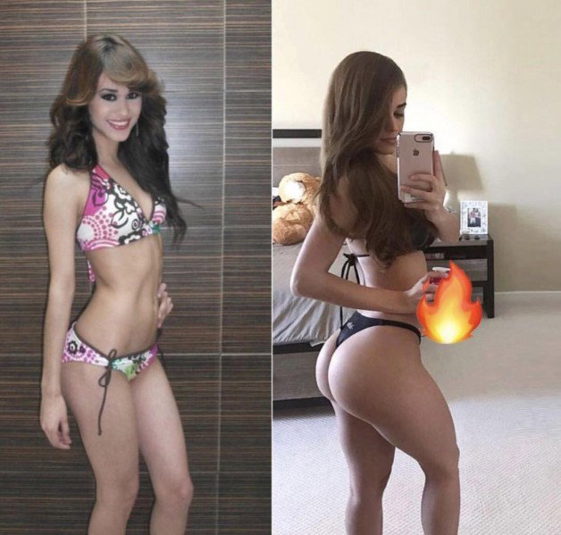 Photo by Pornminator8™ with the username @pornminator,  October 25, 2019 at 1:57 PM. The post is about the topic Yanet Garcia and the text says 'Evolution is real, people! (Before and after of Yanet Garcia)'