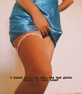 Photo by Alexa Waldorf with the username @Angelgirl,  September 21, 2019 at 7:34 PM. The post is about the topic Teen and the text says 'Good girl or bad girl?'