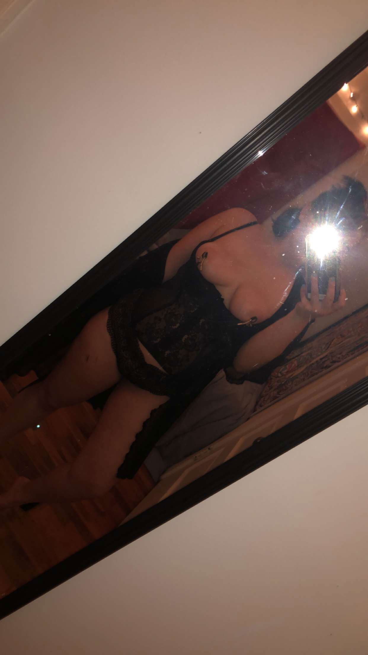 Photo by Spunky with the username @Spunkylilvixen, who is a star user,  December 5, 2019 at 6:06 AM. The post is about the topic nipple clamps and the text says '👿👿'