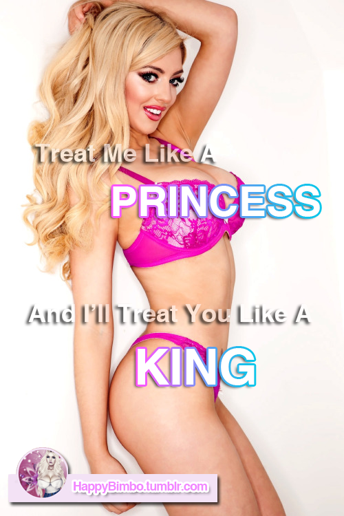 Photo by YourSluttyBimbo with the username @YourSluttyBimbo,  October 31, 2018 at 8:07 PM and the text says 'happybimbo:Happy Bimbo
Yes. #bimbo.  #bimbofication  #boobs  #tits  #ffm  #mff  #threeway  #cock  #pussy  #cum  #Happy  #Bimbo  #Bimbo  #Captions  #Princess  #Blonde  #Pink  #Lingerie  #King  #Treat  #Him  #Right'