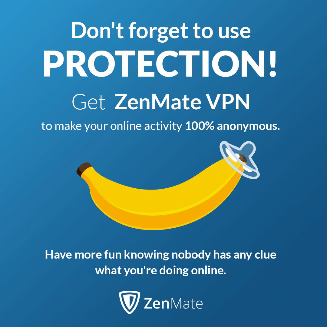 Photo by ZenMateVPN with the username @ZenMateVPN, who is a brand user,  September 5, 2019 at 1:19 PM and the text says 'Incognito doesn't protect you. Hackers, governments & your ISP can quickly know what you're browsing. Get ZenMate VPN and use our impenetrable encryption software to hide what you're watching. Stay anonymous with just one click! 
Protect yourself today..'