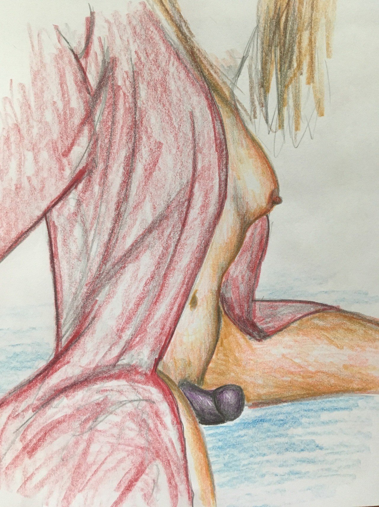 Photo by Brí with the username @TheEroticArtistBri, who is a verified user,  August 7, 2019 at 5:10 PM. The post is about the topic Artistic Perversion and the text says 'Art by me, the Erotic Artist: Brí'