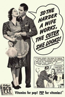 Photo by JoonasD6 with the username @JoonasD6,  October 18, 2014 at 8:23 PM and the text says 'peopleasproducts:

Sexism 60’s

&ldquo;Don&rsquo;t worry darling, you didn&rsquo;t burn the beer!&rdquo; will always be my favourite. #sexism  #60s  #advertising  #marketing'