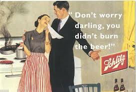 Photo by JoonasD6 with the username @JoonasD6,  October 18, 2014 at 8:23 PM and the text says 'peopleasproducts:

Sexism 60’s

&ldquo;Don&rsquo;t worry darling, you didn&rsquo;t burn the beer!&rdquo; will always be my favourite. #sexism  #60s  #advertising  #marketing'