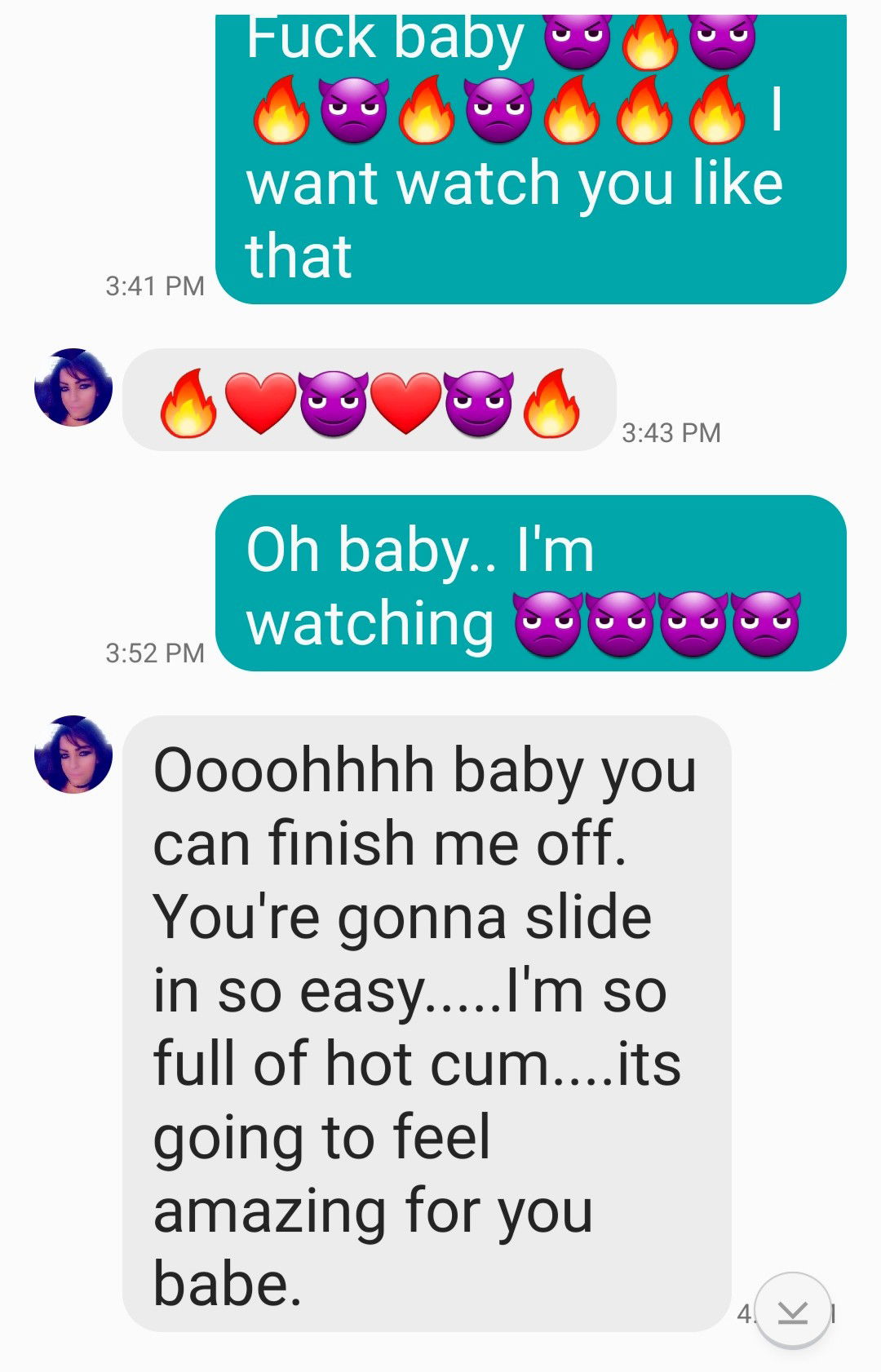 Album by Sixfive with the username @Sixfive, who is a verified user,  September 10, 2019 at 4:20 PM. The post is about the topic Hotwife Texts and the text says 'Fuck🔥🔥🔥 going back through old texts. These texts from my sweet girl are gold!!'