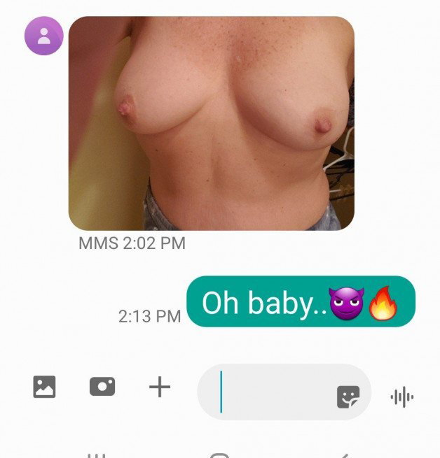Photo by Sixfive with the username @Sixfive, who is a verified user,  May 13, 2021 at 9:30 PM. The post is about the topic Hotwife Texts and the text says 'My sexy wife @Blueeyes13 loves to play'