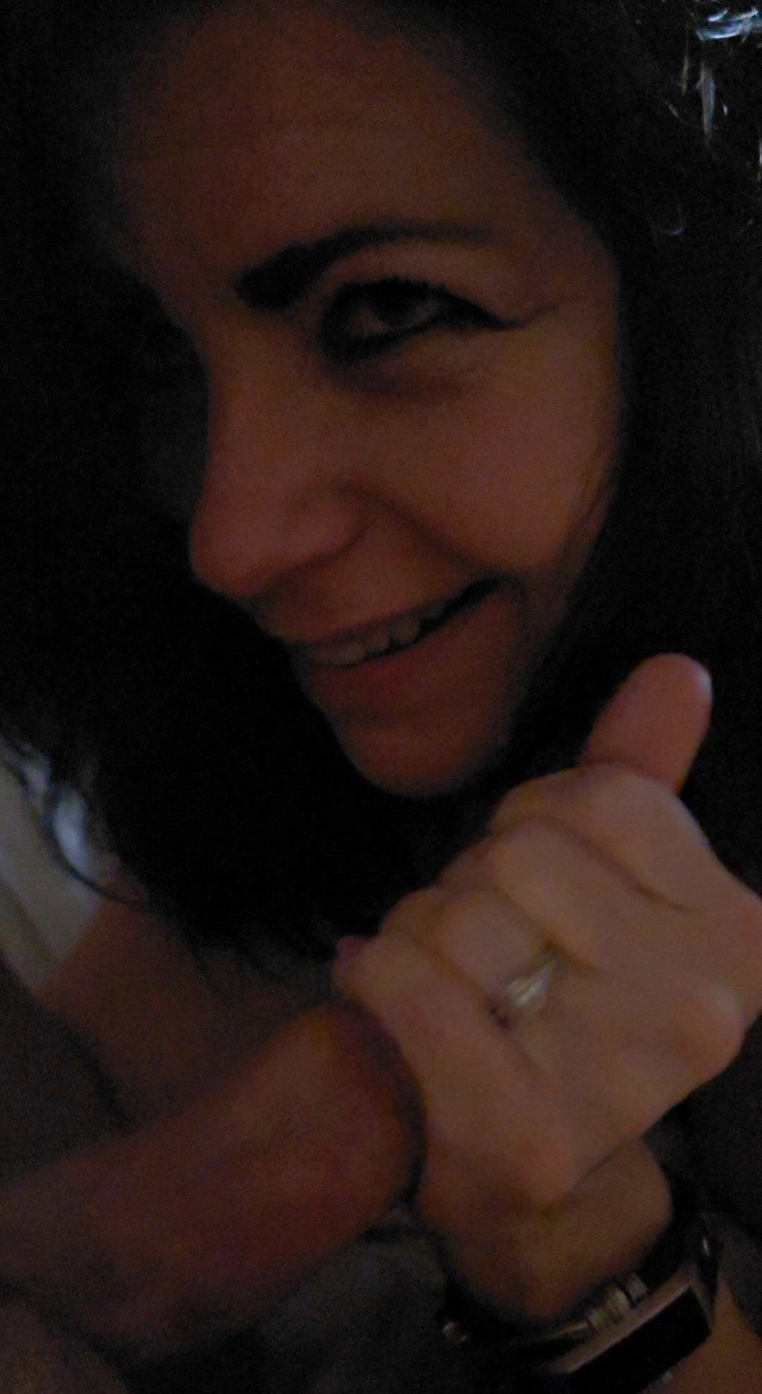 Photo by Sixfive with the username @Sixfive, who is a verified user,  December 16, 2022 at 3:38 PM. The post is about the topic Hotwife and the text says 'The wedding ring, cock in hand, that sexy smile and pretty lips. Those eyes! My gorgeous hotwife @Blueeyes13'
