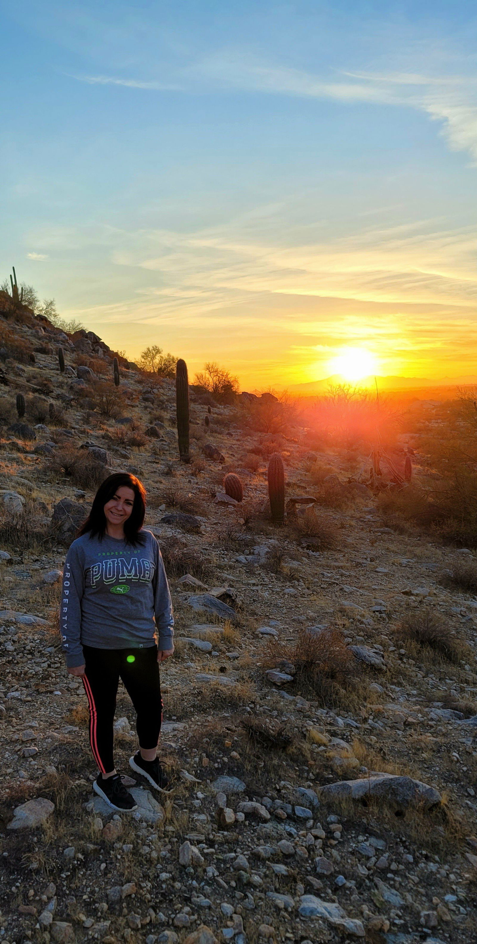 Photo by Sixfive with the username @Sixfive, who is a verified user,  February 10, 2023 at 5:41 PM. The post is about the topic Landscape scenery and the text says 'Arizona is a beautiful place especially with my wife @Blueeyes13 in it'