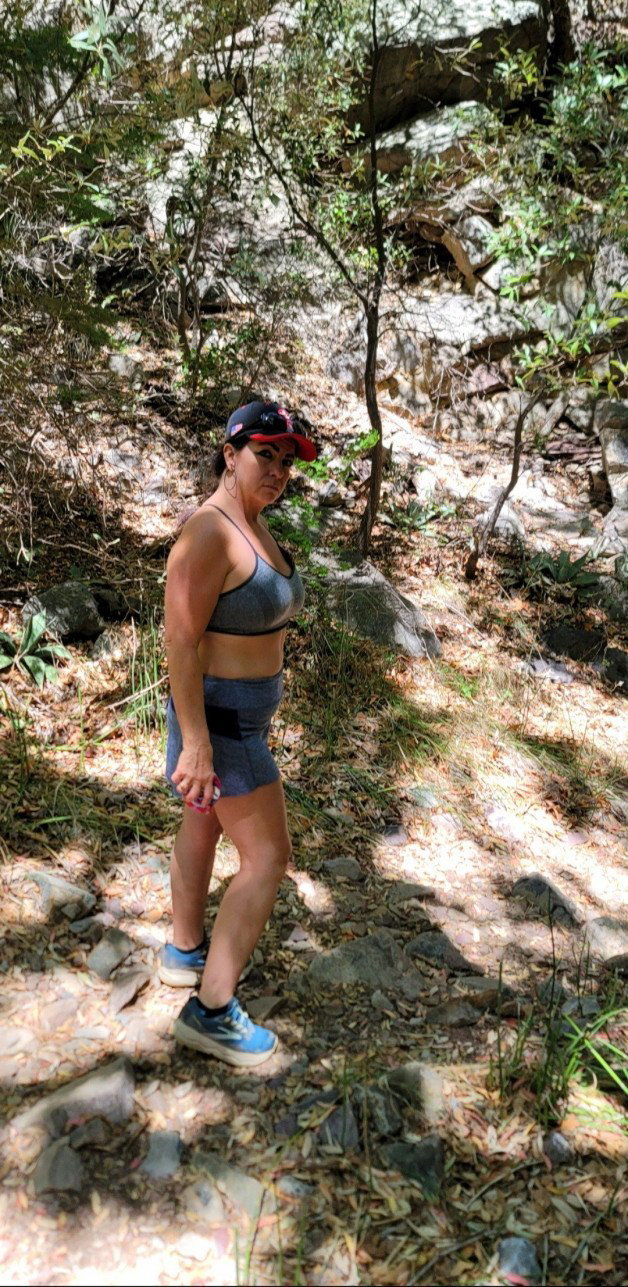 Photo by Sixfive with the username @Sixfive, who is a verified user,  June 5, 2022 at 6:52 PM. The post is about the topic Wife Sharing and the text says 'Hike anyone? She'll show you more down the trail'