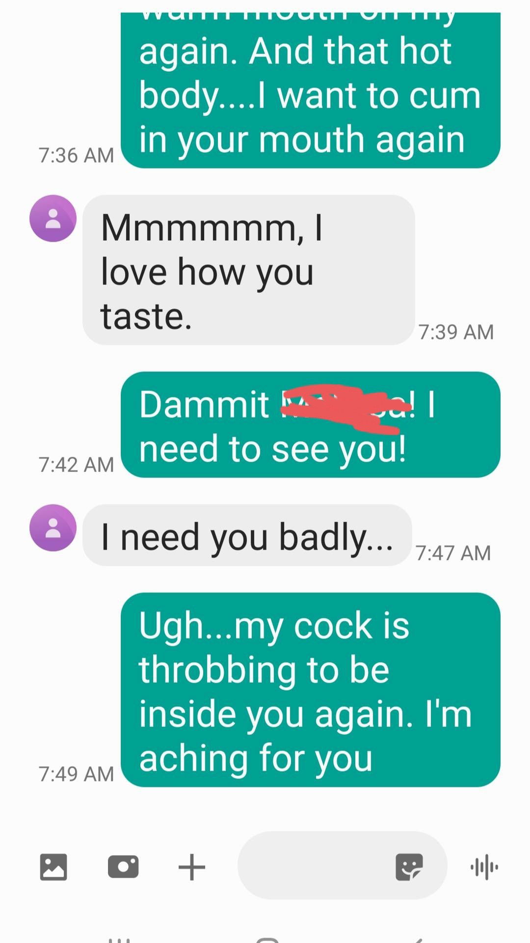 Album by Sixfive with the username @Sixfive, who is a verified user,  April 23, 2020 at 3:59 PM. The post is about the topic Hotwife Texts and the text says 'Wife sexting her with her fuck buddy'