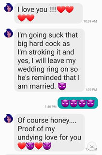 Album by Sixfive with the username @Sixfive, who is a verified user,  September 10, 2019 at 12:35 AM. The post is about the topic Hotwife Texts and the text says 'https://sharesome.com/Blueeyes13 baby do you remember these texts? 🔥🔥🔥👿👿👿❤❤❤'