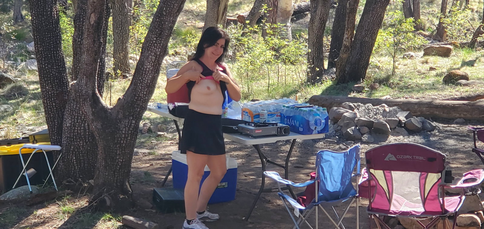 Photo by Sixfive with the username @Sixfive, who is a verified user,  May 3, 2020 at 10:48 PM. The post is about the topic Camping and the text says 'Camping in Southern Arizona in the Chiracauha mountains. Stopped at Johnny Ringo's grave site. (Bad guy from Tombstone)'