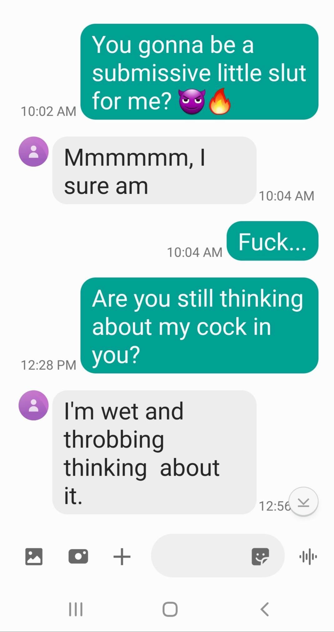 Album by Sixfive with the username @Sixfive, who is a verified user,  April 23, 2020 at 3:59 PM. The post is about the topic Hotwife Texts and the text says 'Wife sexting her with her fuck buddy'