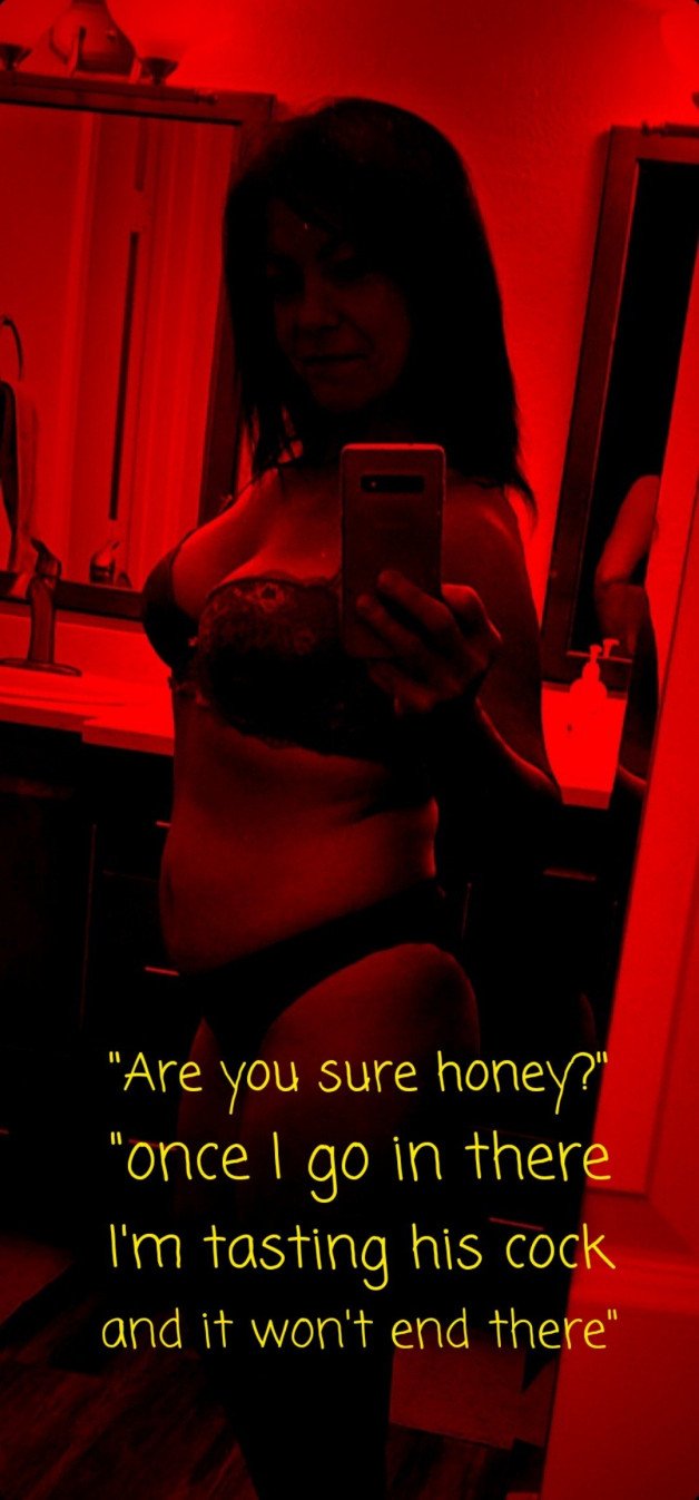 Photo by Sixfive with the username @Sixfive, who is a verified user,  February 4, 2021 at 11:30 PM. The post is about the topic Share your sexy wife and the text says 'Oh I'm sure baby..'