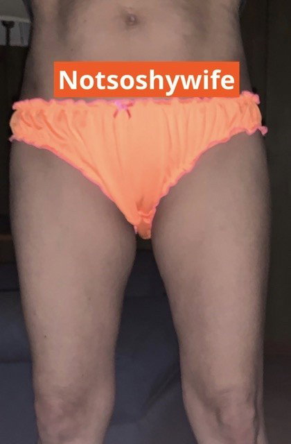 Photo by Notsoshywife with the username @Notsoshywife,  March 22, 2020 at 8:03 AM. The post is about the topic CravePanties and the text says 'my hubs told me his girlfriend from junior high wore panties like these. Hope he is ready for some age role playing! #kinkywife #notsoshywife'