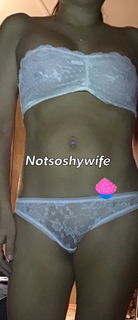 Photo by Notsoshywife with the username @Notsoshywife,  January 6, 2020 at 12:10 AM. The post is about the topic MILF and the text says '#whitebra #whitepanties #sharemydirtythoughts #kik #Notsoshywife'