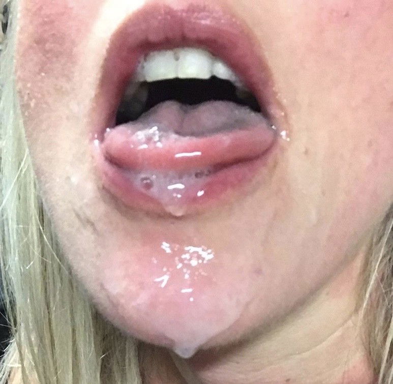 Album by Kimthemilf with the username @Kimthemilf, who is a star user,  October 24, 2020 at 6:53 PM. The post is about the topic Hotwife and the text says 'Cum in my mouth'