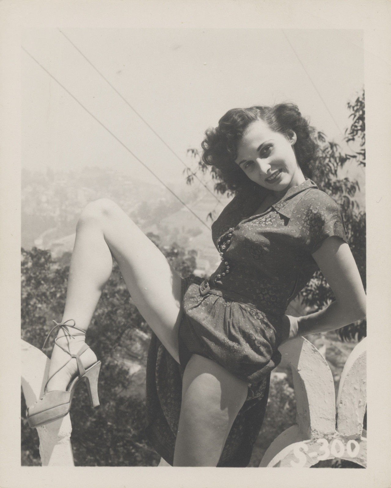 Photo by Grandma-Did-It with the username @Grandma-Did-It,  December 31, 2018 at 2:18 PM and the text says 'Donna Mae "Busty" Brown at the Spider Pool, 1950s'