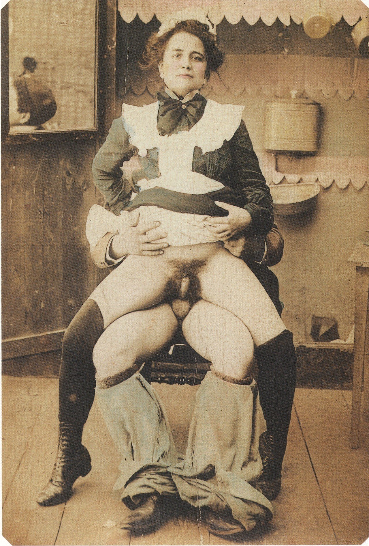 Photo by Grandma-Did-It with the username @Grandma-Did-It,  December 30, 2018 at 2:12 PM. The post is about the topic Vintage Porn and the text says '19th century porn set'