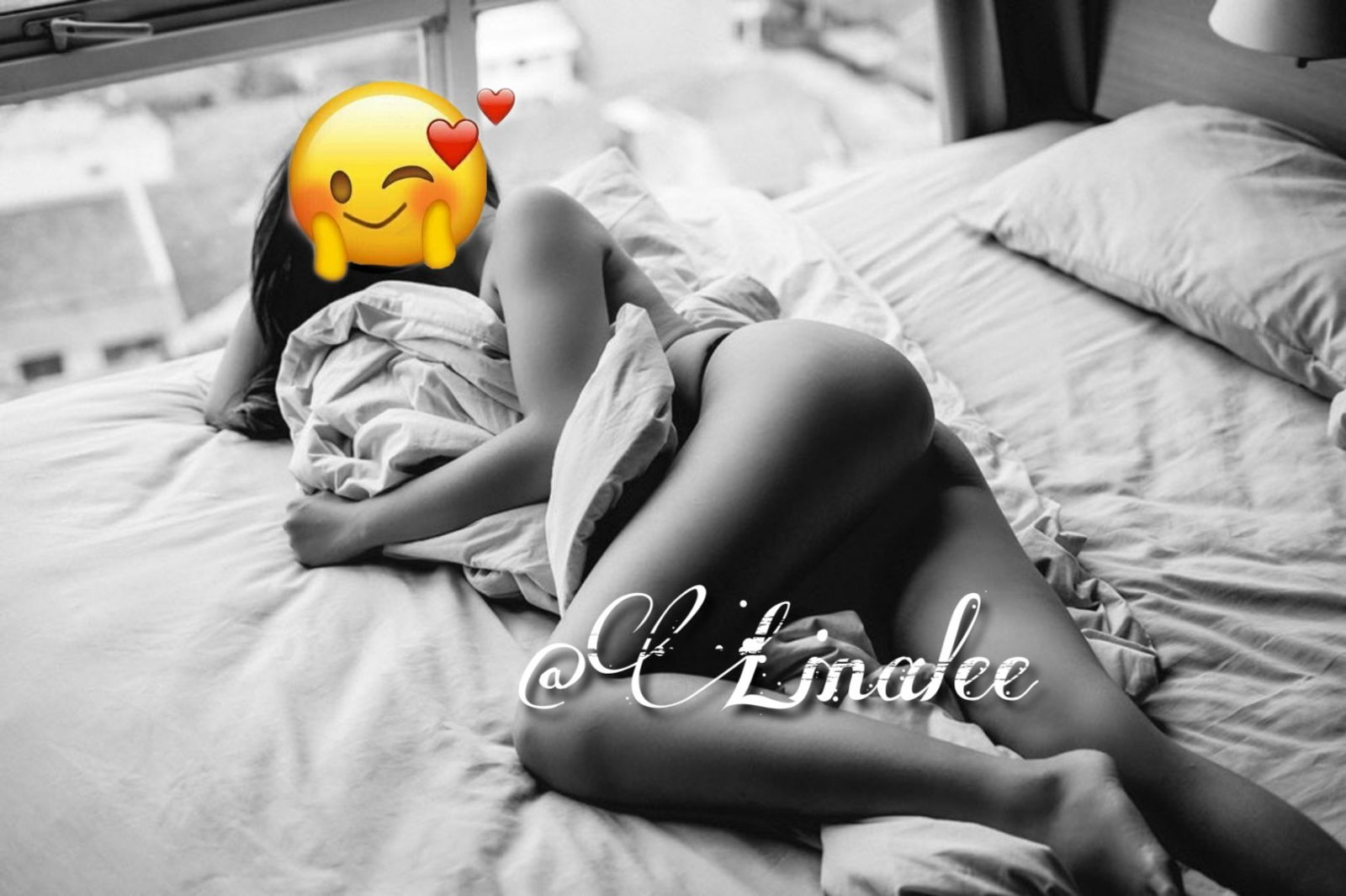 Photo by Linalee with the username @Linalee,  July 4, 2020 at 11:07 AM. The post is about the topic Amateurs and the text says 'How do I look now? I prefered to open the blinds/curtains beside our bed, so that people could see our 'activity'.
Should I spread my legs? 😉🤭
#melayu #realcouple #tease #malaycouple'