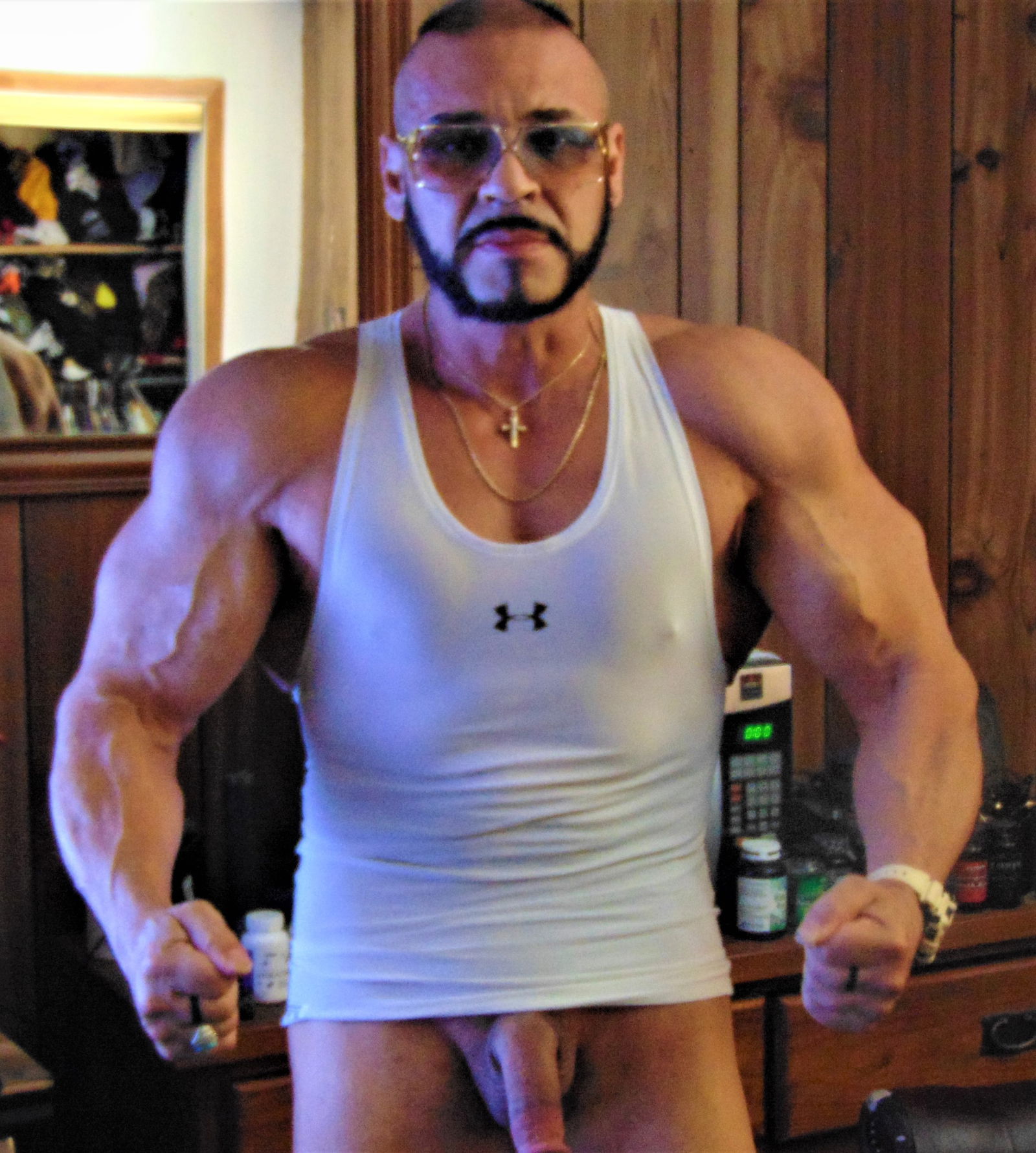 Album by MattMuscle65 with the username @MattMuscle65,  September 1, 2019 at 6:31 PM and the text says 'HOT AND HORNY WILL GET THE JOB DONE'