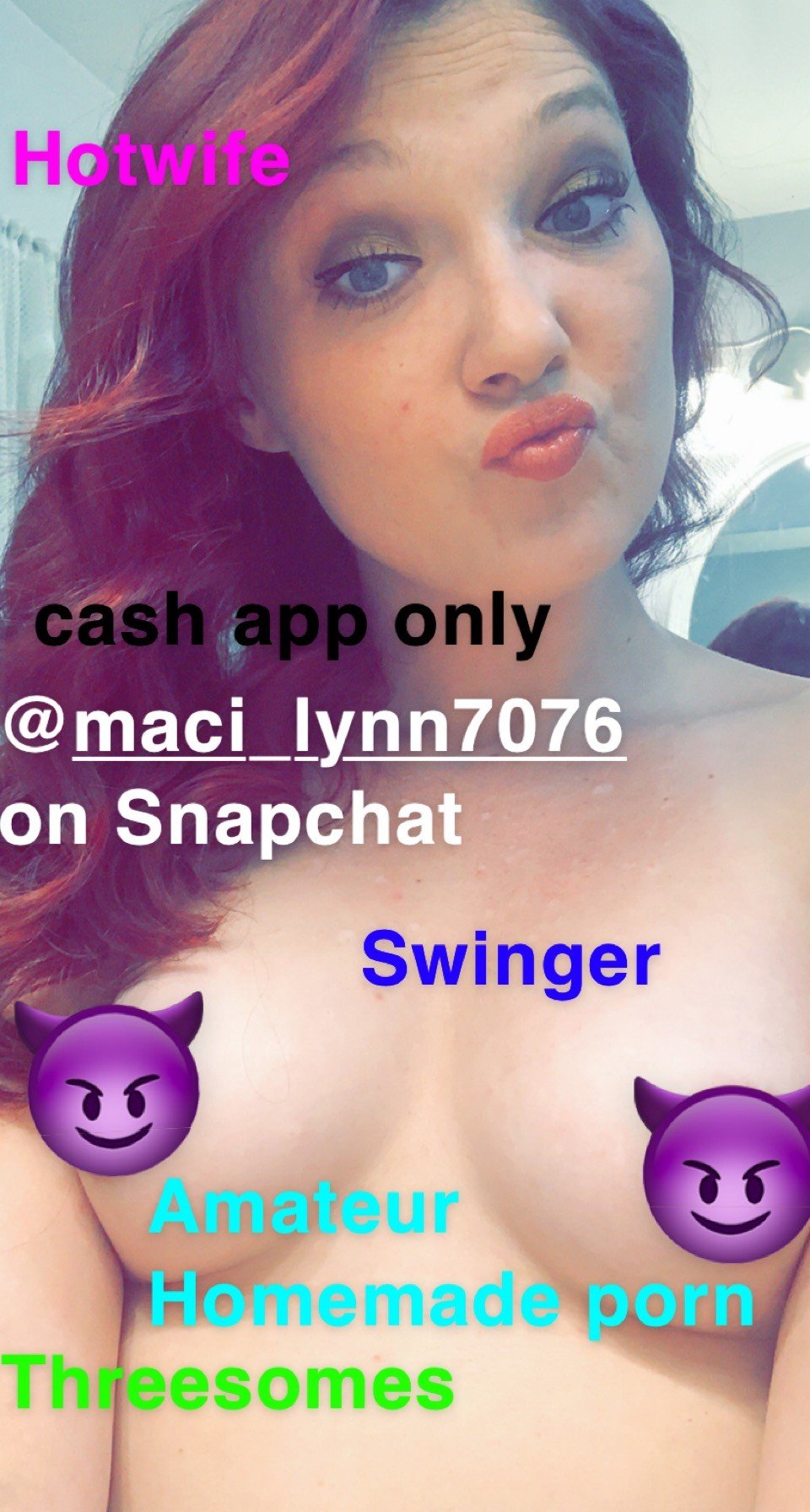 Watch the Photo by Stella rose with the username @Pineappleslutwife, who is a star user, posted on November 15, 2020. The post is about the topic NSFW Snapchat. and the text says 'this my wife yall😍😍😍. bless her cash app and she make it worth your while'